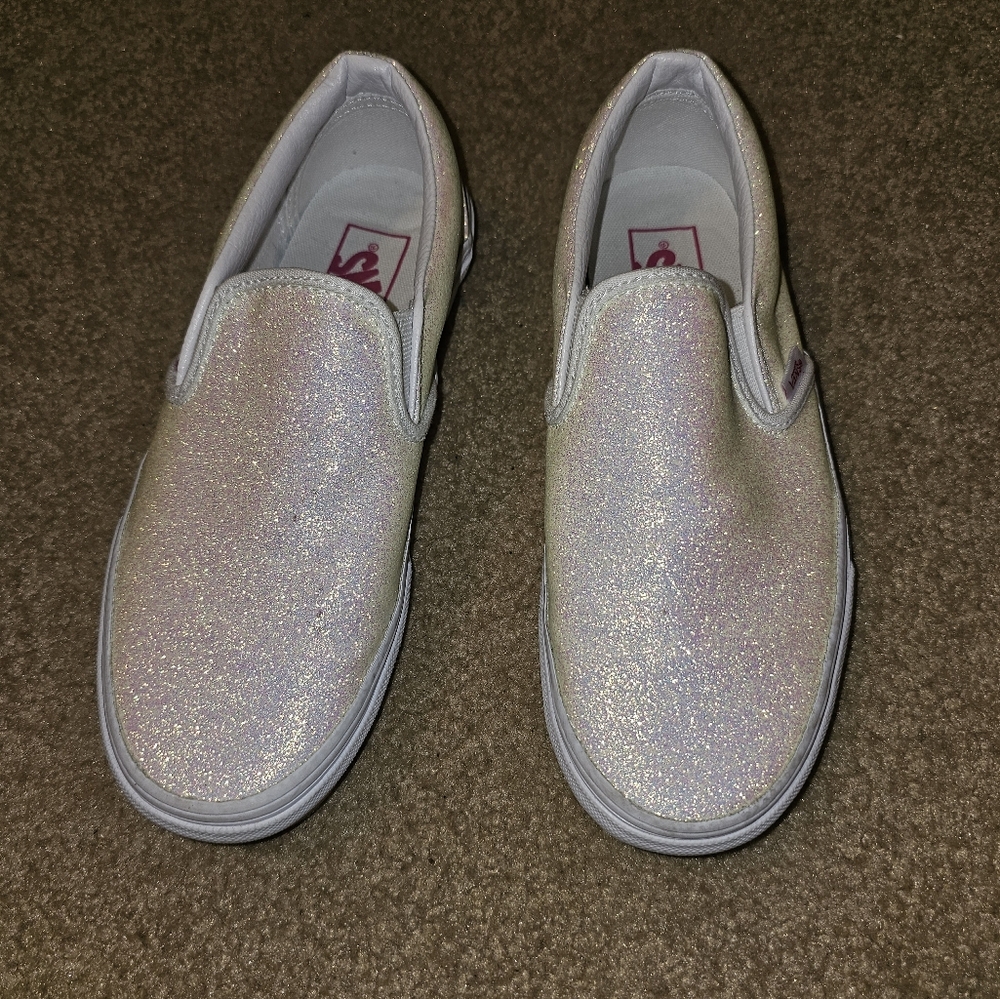 Color change glitter vans womens size 6.5